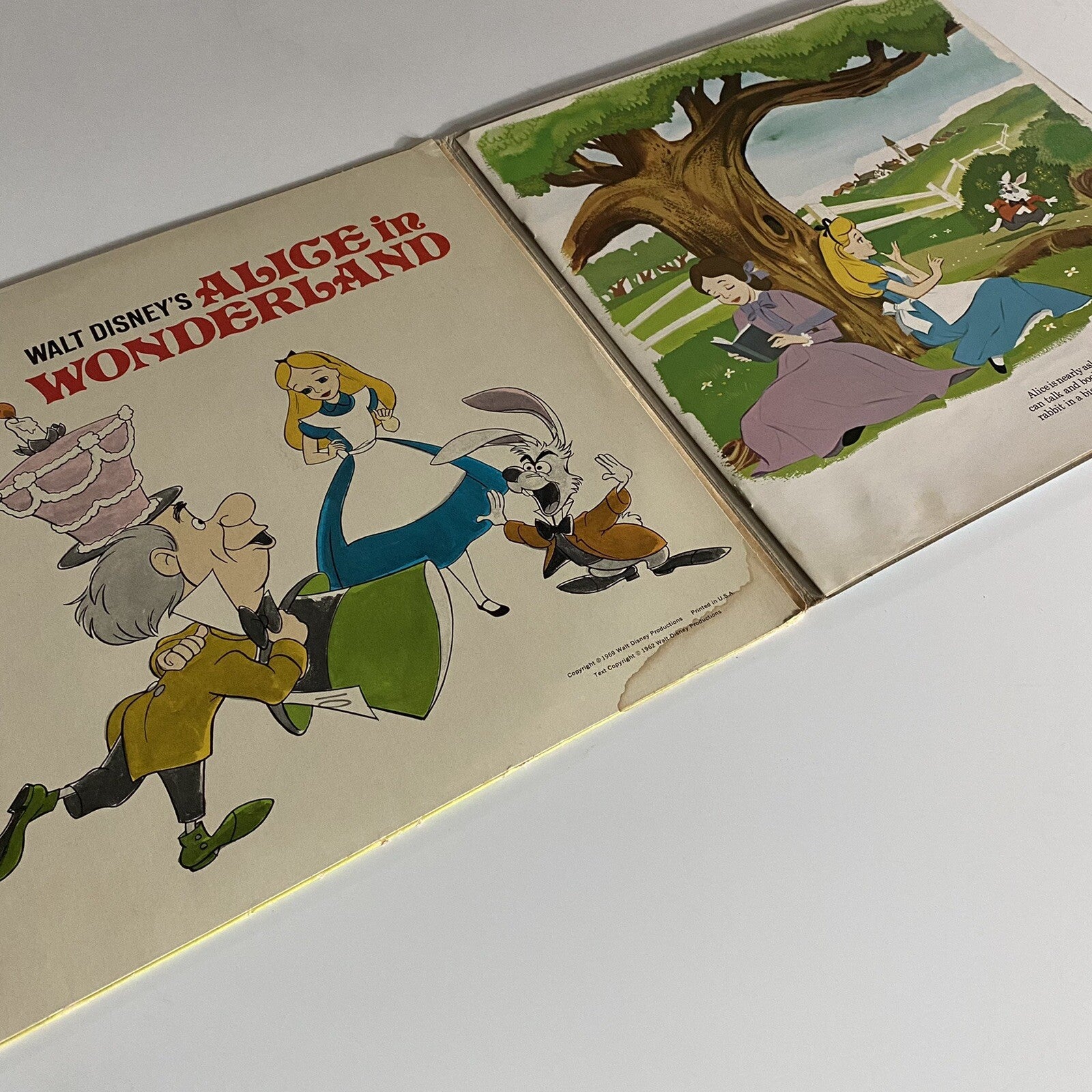 7 Walt Disney Vinyl Record Bundle/Bambi /Alice Wonderland / Pinocchio & more VG+