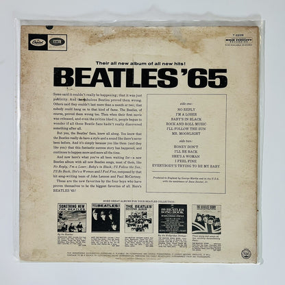 Beatles BEATLES '65 Vinyl LP Record VG+/VG-