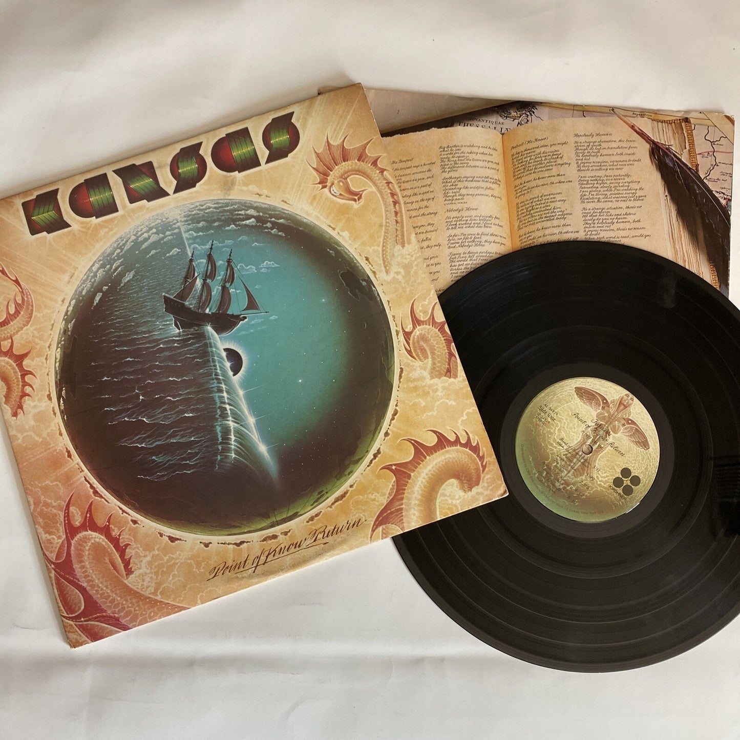 Kansas POINT OF KNOW RETURN Vinyl LP Record VG