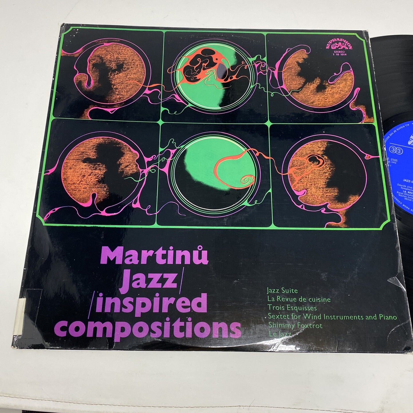 MARTINU-JAZZ INSPIRED COMPOSITIONS Vinyl SUPRAPHON LABEL Import VG+