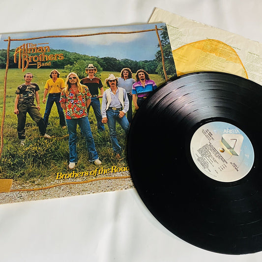 The Allman Brothers BROTHERS OF THE ROAD Vinyl LP Record VG+
