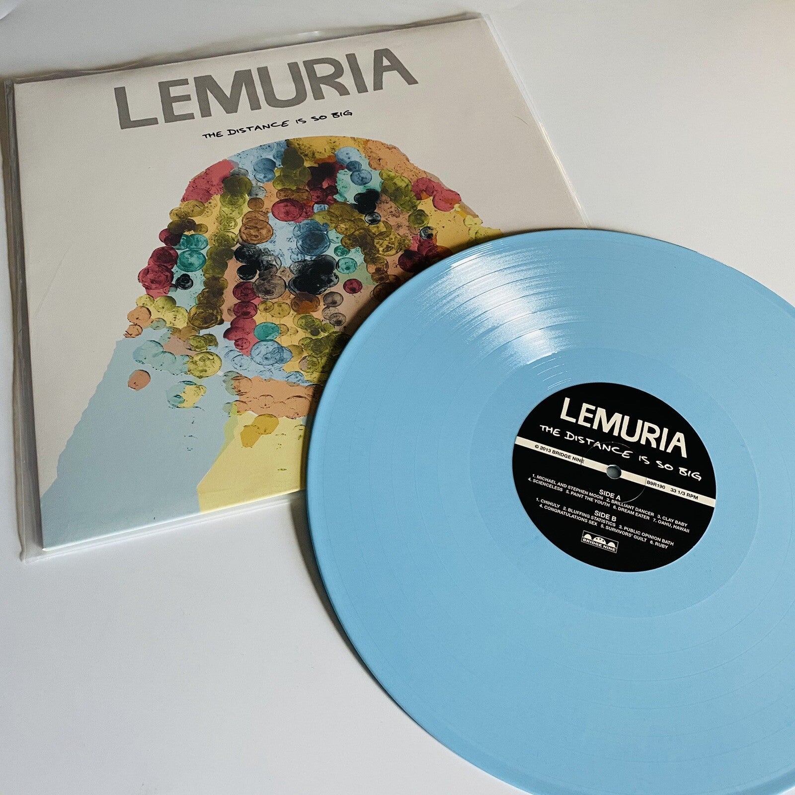 Lemuria THE DISTANCE IS SO BIG Color Vinyl LP Record MINT
