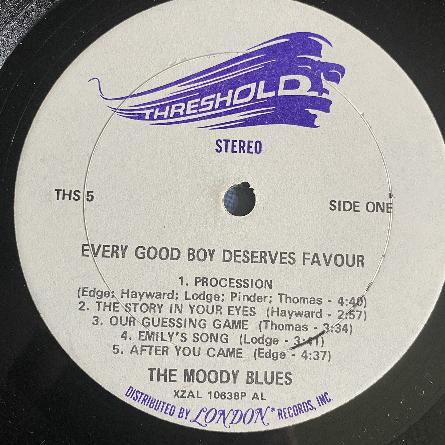 The Moody Blues EVERY GOOD BOY + THRESHOLD Vinyl LP Bundle VG