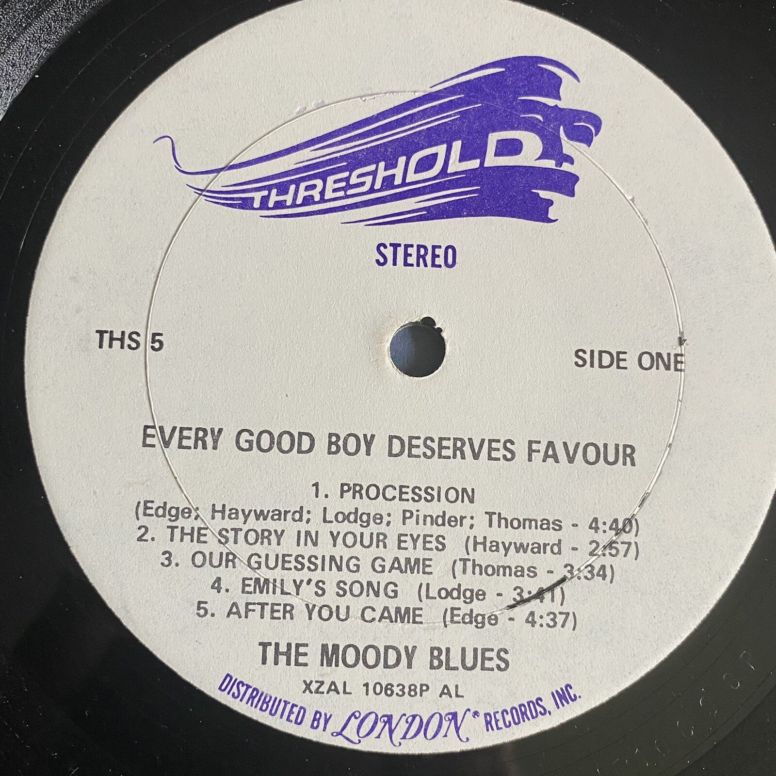 The Moody Blues EVERY GOOD BOY + THRESHOLD Vinyl LP Bundle VG