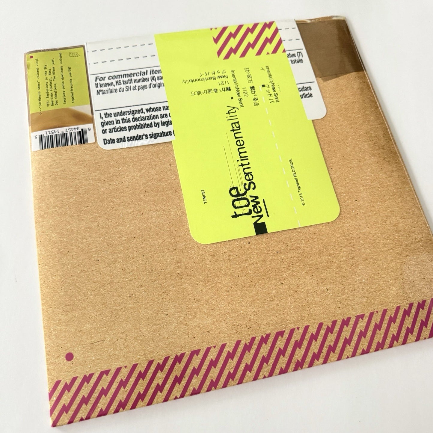 Toe NEW SENTIMENTALITY Color Vinyl LP Record NEW Sealed