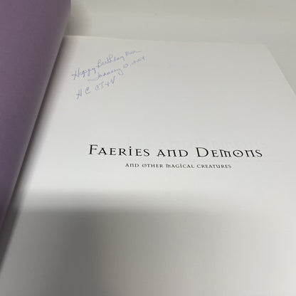 FAERIES and DEMONS and OTHER MAGICAL CREATURES by Edouard HARDBACK 2002