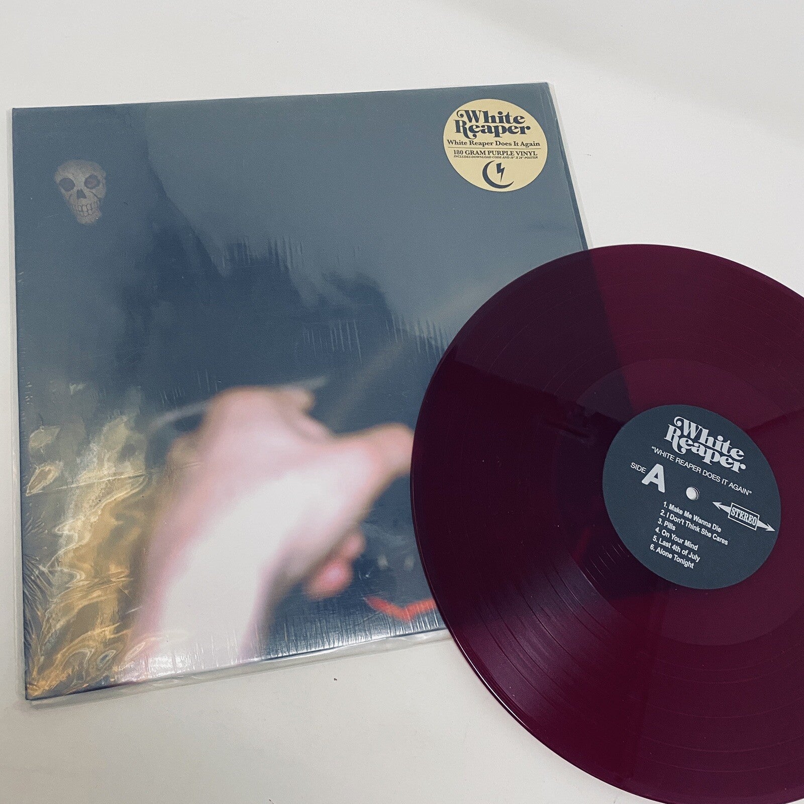 White Reaper WHITE REAPER DOES IT AGAIN Color Vinyl LP Record  NM