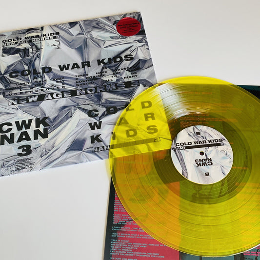 Cold War Kids NEW AGE NORMS 3 Color Vinyl 140g LP Record EXCLUSIVE NEON YELLOW M