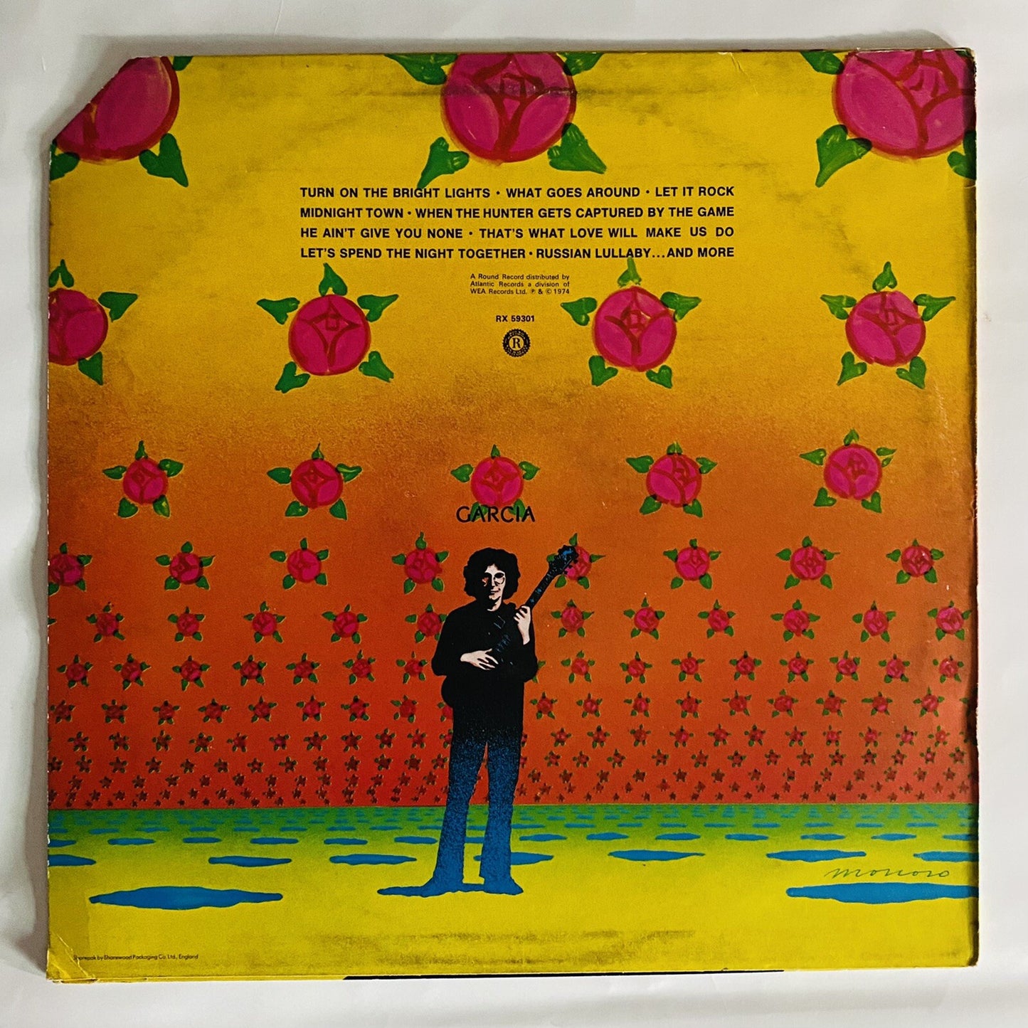 Jerry Garcia GARCIA Vinyl LP Record Grateful Dead