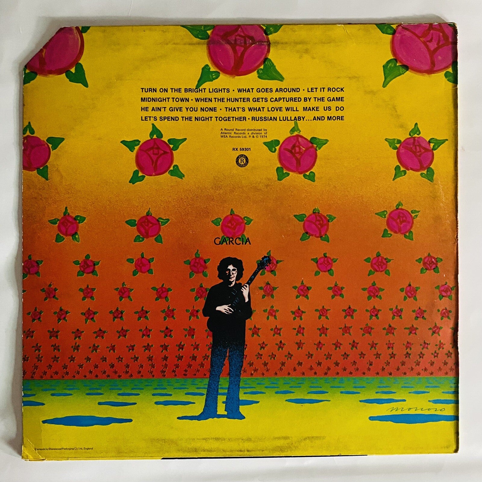 Jerry Garcia GARCIA Vinyl LP Record Grateful Dead
