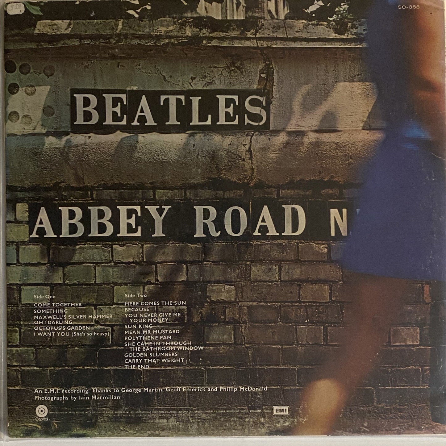 Beatles ABBEY ROAD Vinyl LP Record 1978 EMW PRESSING VG+