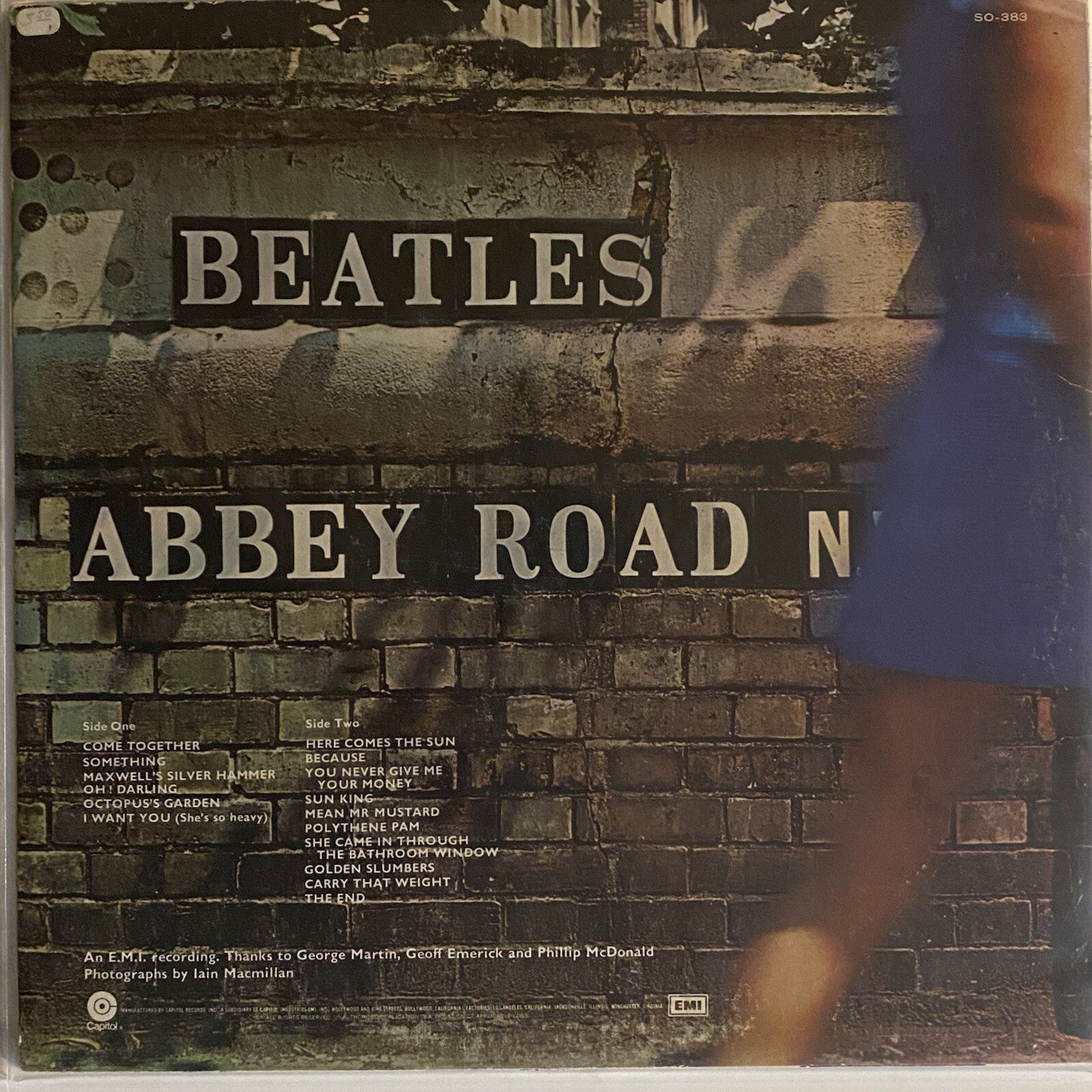 Beatles ABBEY ROAD Vinyl LP Record 1978 EMW PRESSING VG+
