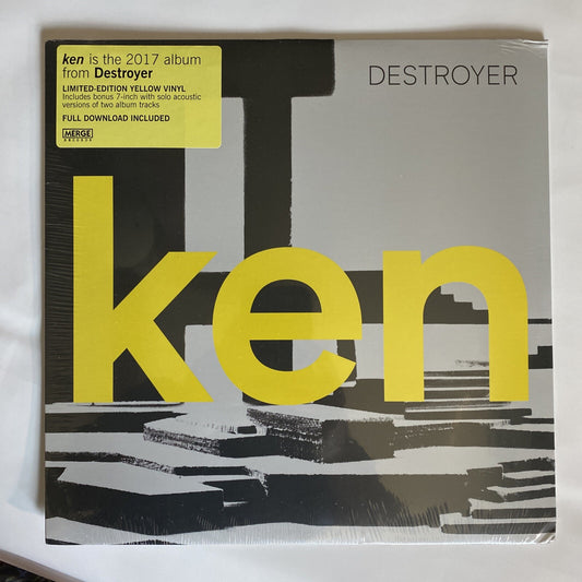 Destroyer KEN Colored Vinyl LP + 7”Record NM