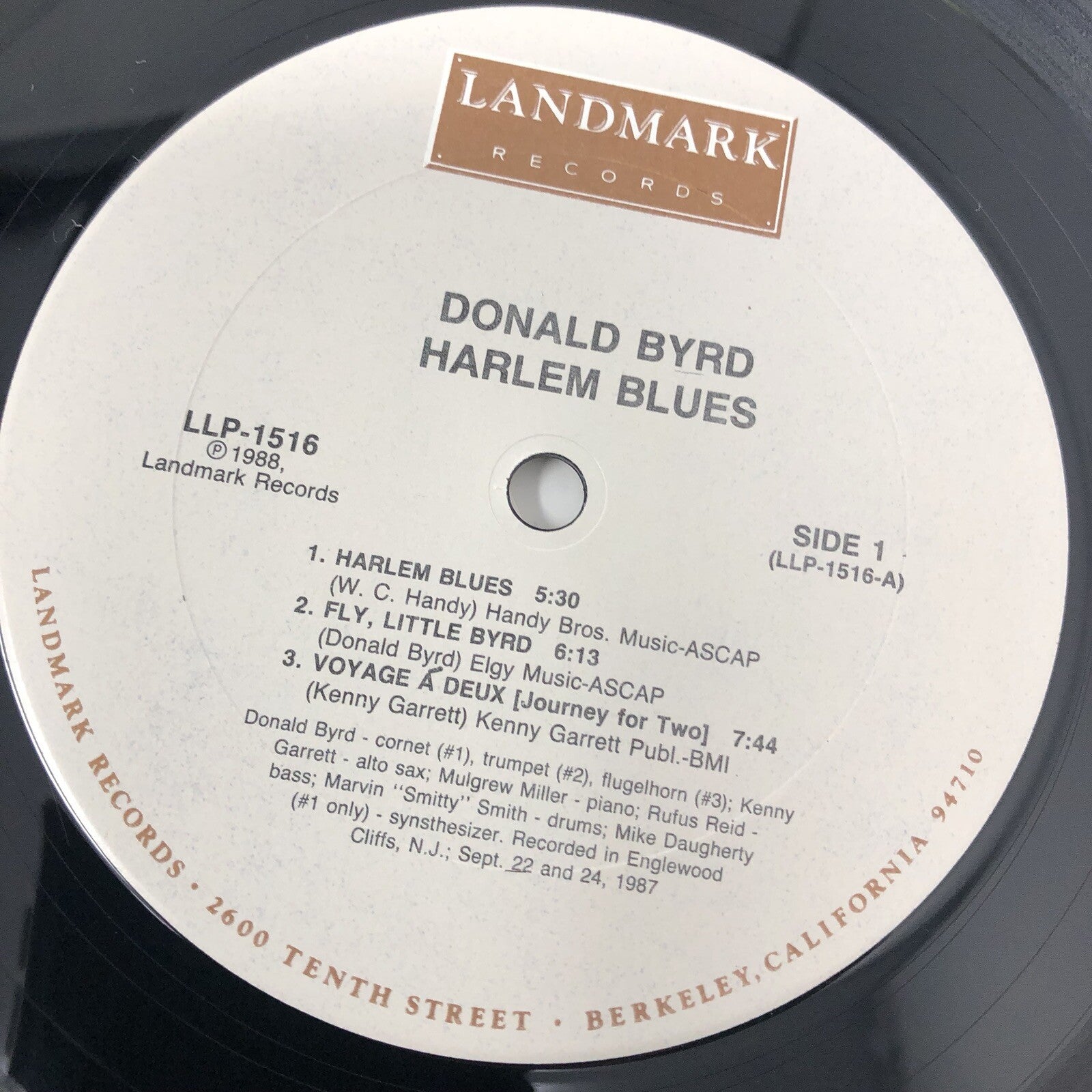 Donald Byrd HARLEM BLUES Vinyl LP Record VG+