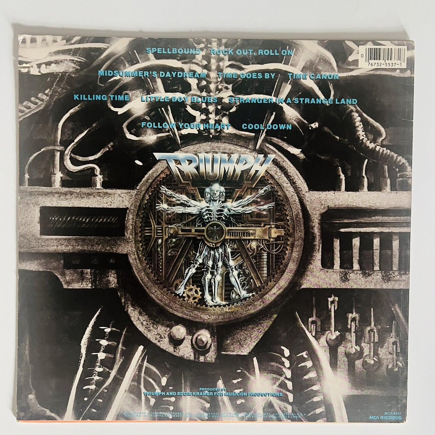 Triumph THUNDER SEVEN Vinyl LP Record VG+ w/inner sleeve