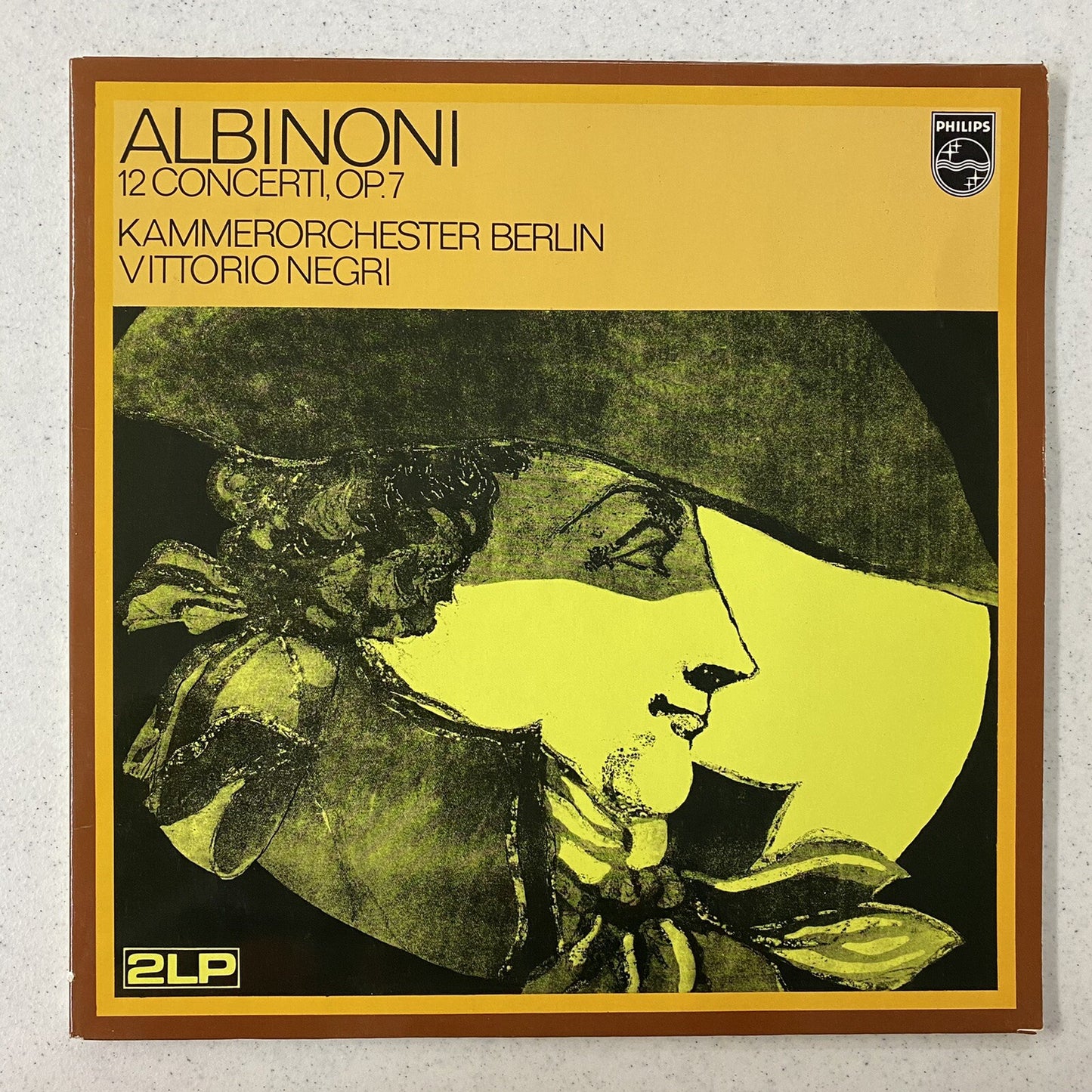 ALBINONI 12 CONCERTI OP.7 Vinyl 2xLP Records NETHERLANDS IMPORTVG++
