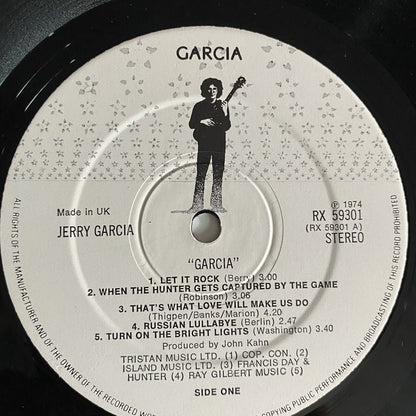 Jerry Garcia GARCIA Vinyl LP Record Grateful Dead