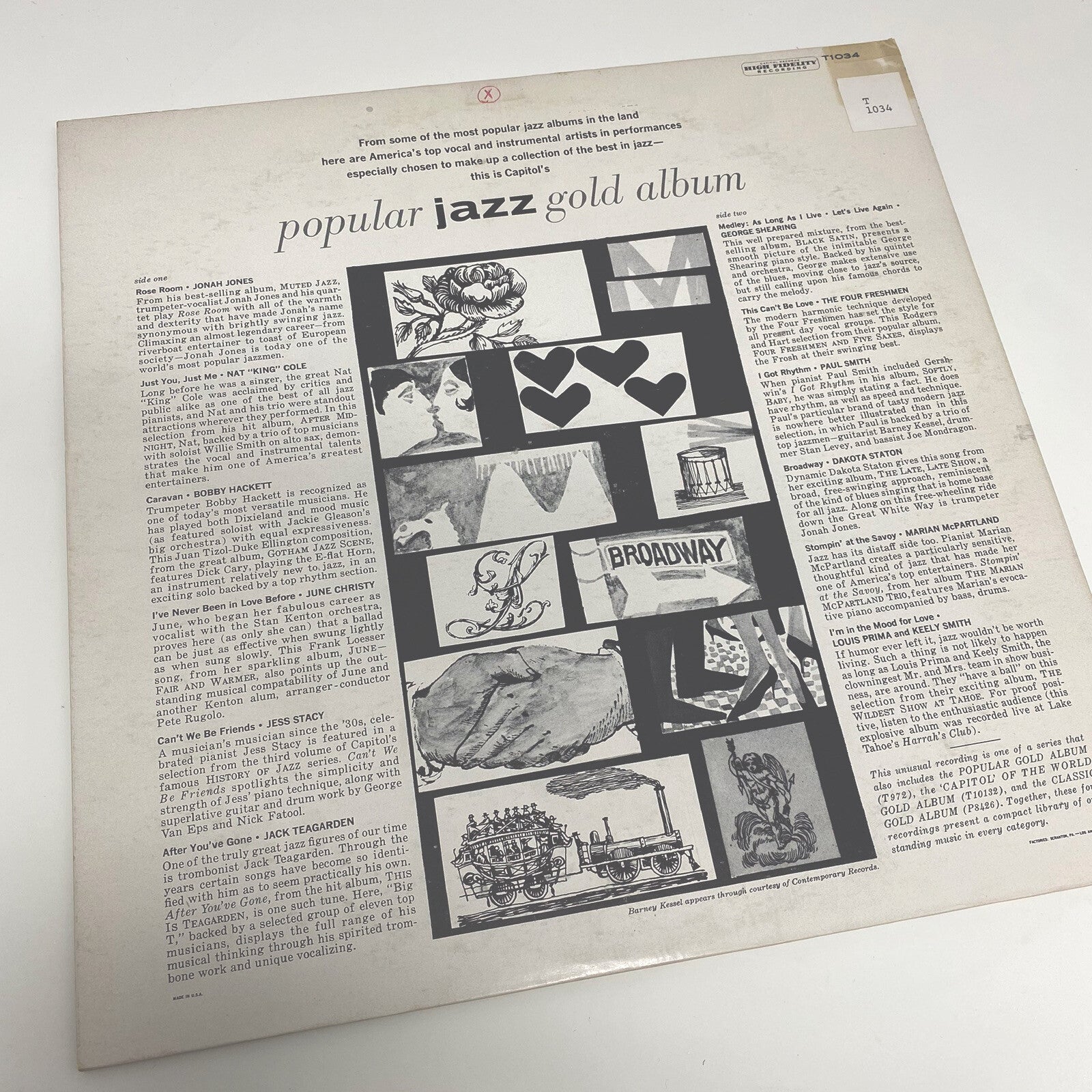 Special Selections From Capital’s Best-selling Albums POPULAR JAZZ Vinyl LP VG+