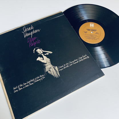 Sarah Vaughan DEEP PURPLE Vinyl LP Record VG+