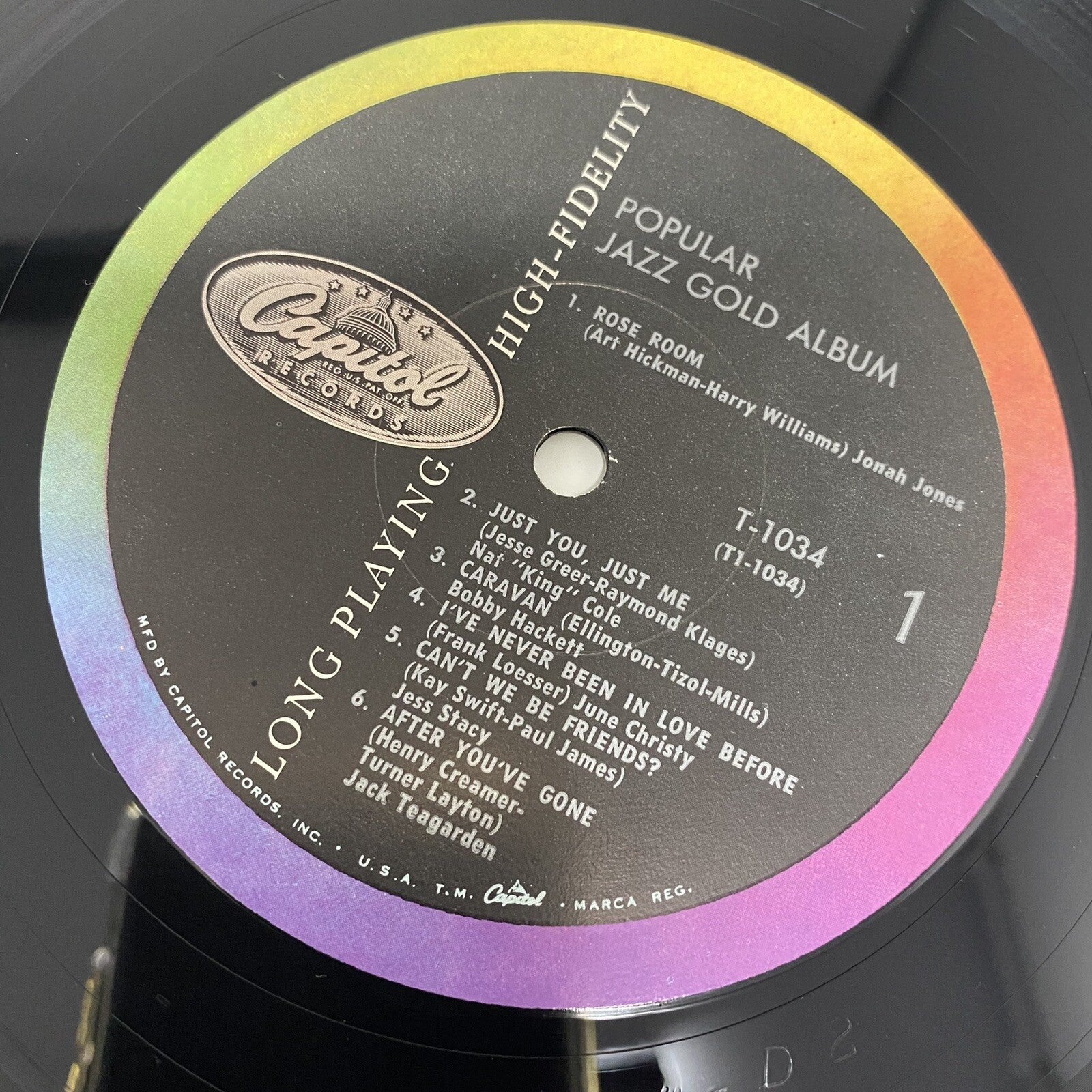 Special Selections From Capital’s Best-selling Albums POPULAR JAZZ Vinyl LP VG+