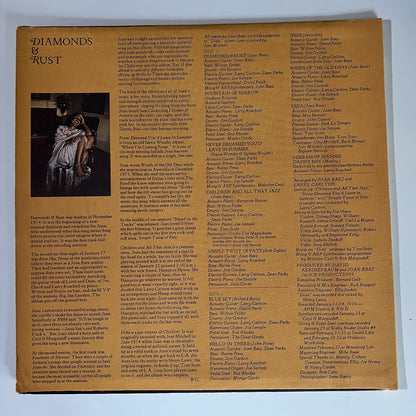Joan Baez DIAMONDS & RUST + FAREWELL ANGELINA Vinyl LP Record VG+/VG