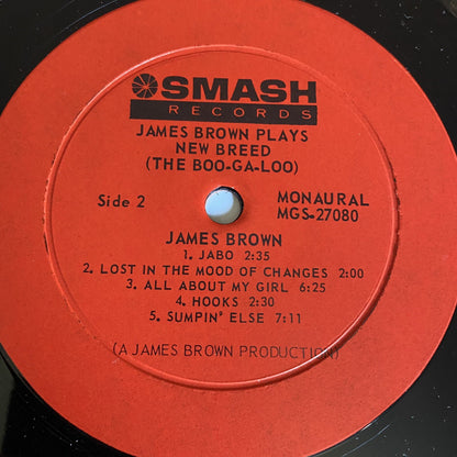 James Brown PLAYS THE NEW BREED (THE BOO-GA—LOO) Mono Vinyl LP Record VG+