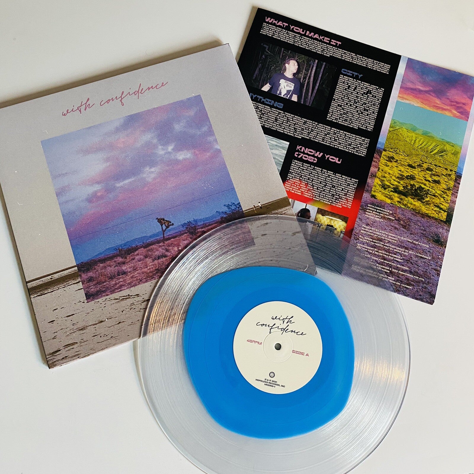 With Confidence WITH CONFIDENCE Vinyl LP Record NEW Amazing Record