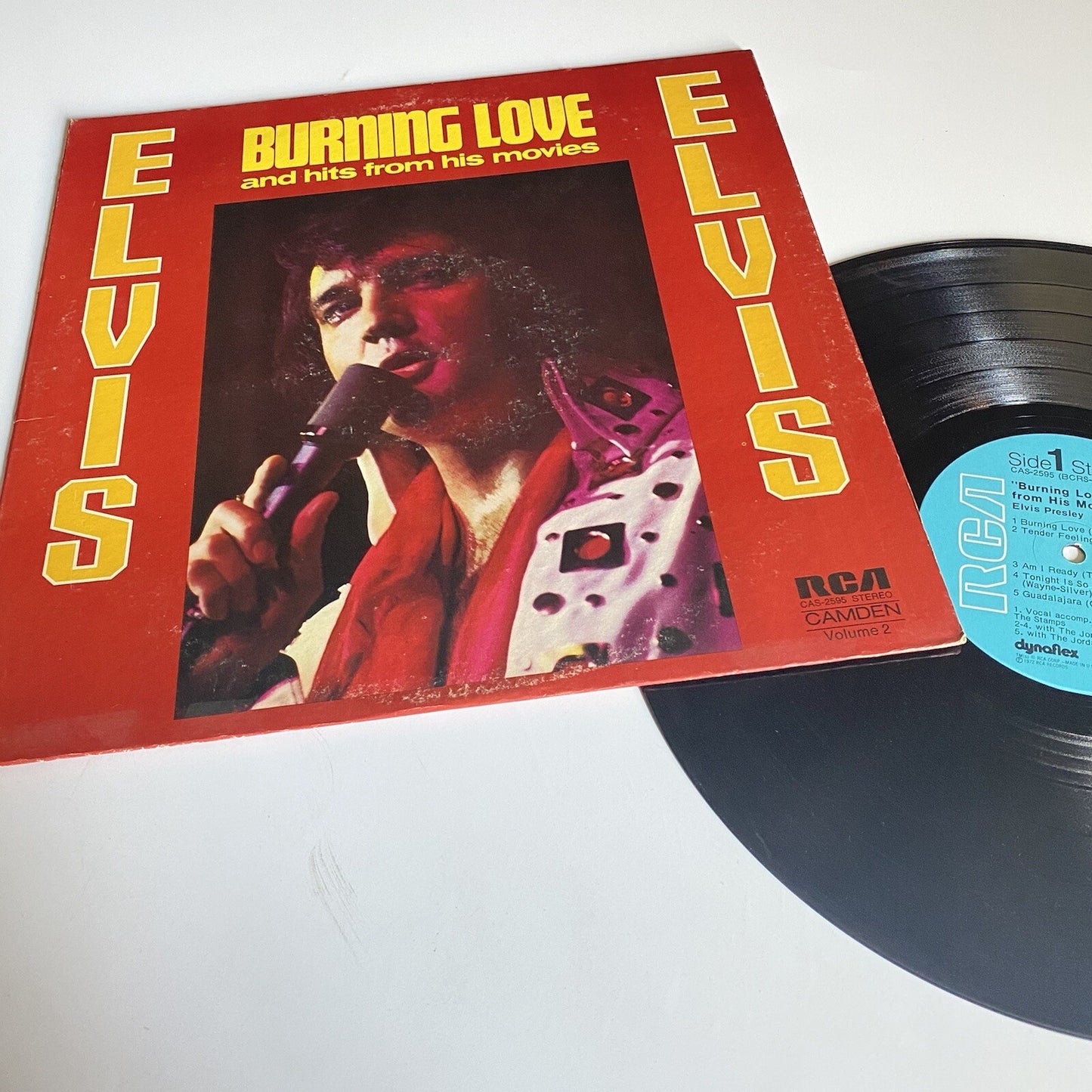 Elvis Presley BURNING LOVE Vinyl LP Record VG+