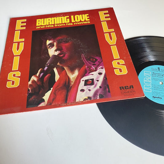 Elvis Presley BURNING LOVE Vinyl LP Record VG+
