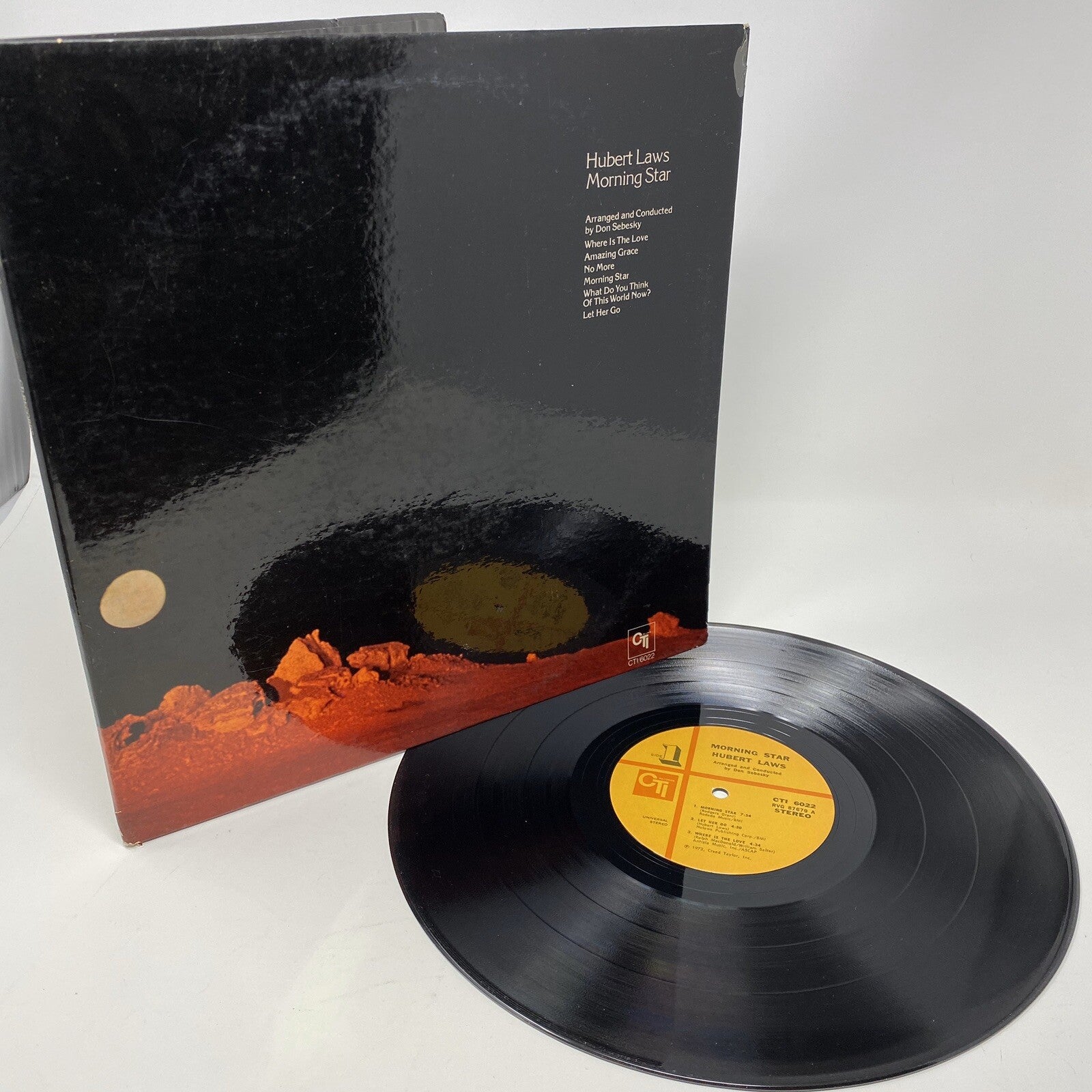 Hubert Laws MORNING STAR Vinyl LP Record CTI 6022 1972 VG+