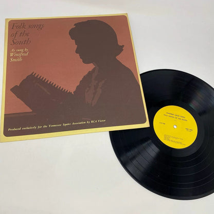 Winifred Smith FOLK SONGS OF THE SOUTH Vinyl LP Record VG+