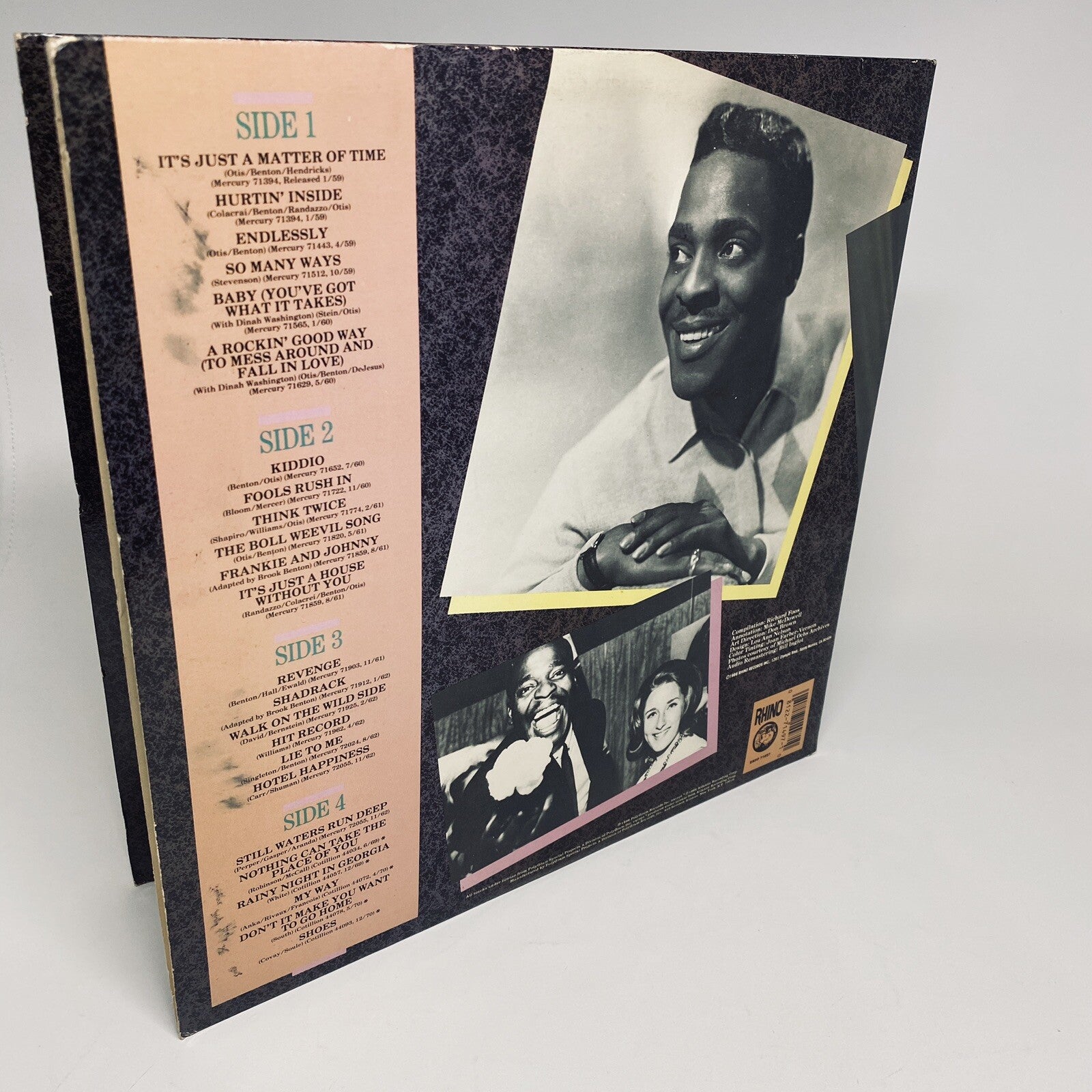 The Brook Benton Anthology 2LP VINYL RECORD R&B Funk Soul Rhino 71497 VG+