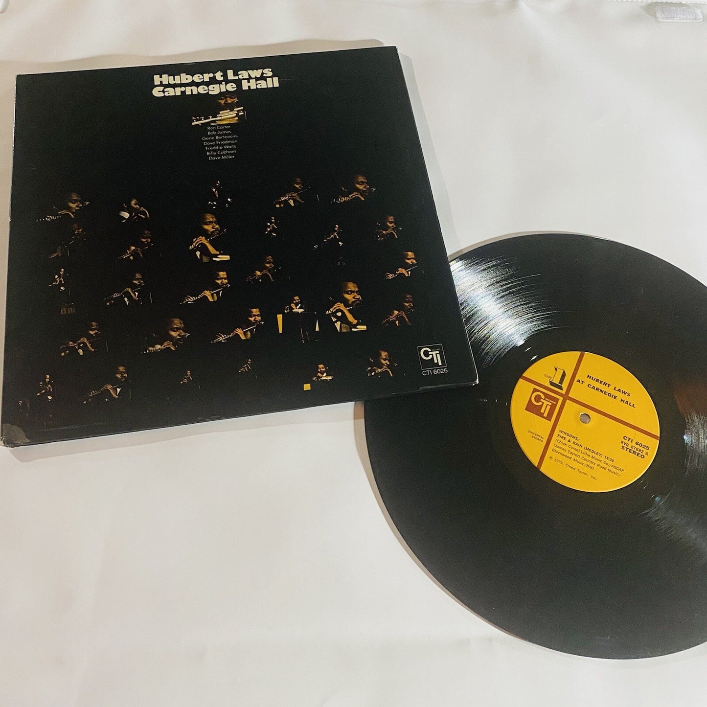 Hubert Laws CARNEGIE HALL Vinyl LP Record  6025 VG+