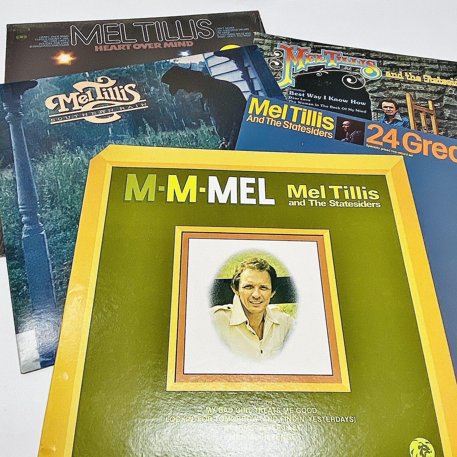 Mel Tillis 5 RECORD BUNDLE Vinyl LP Records VG+