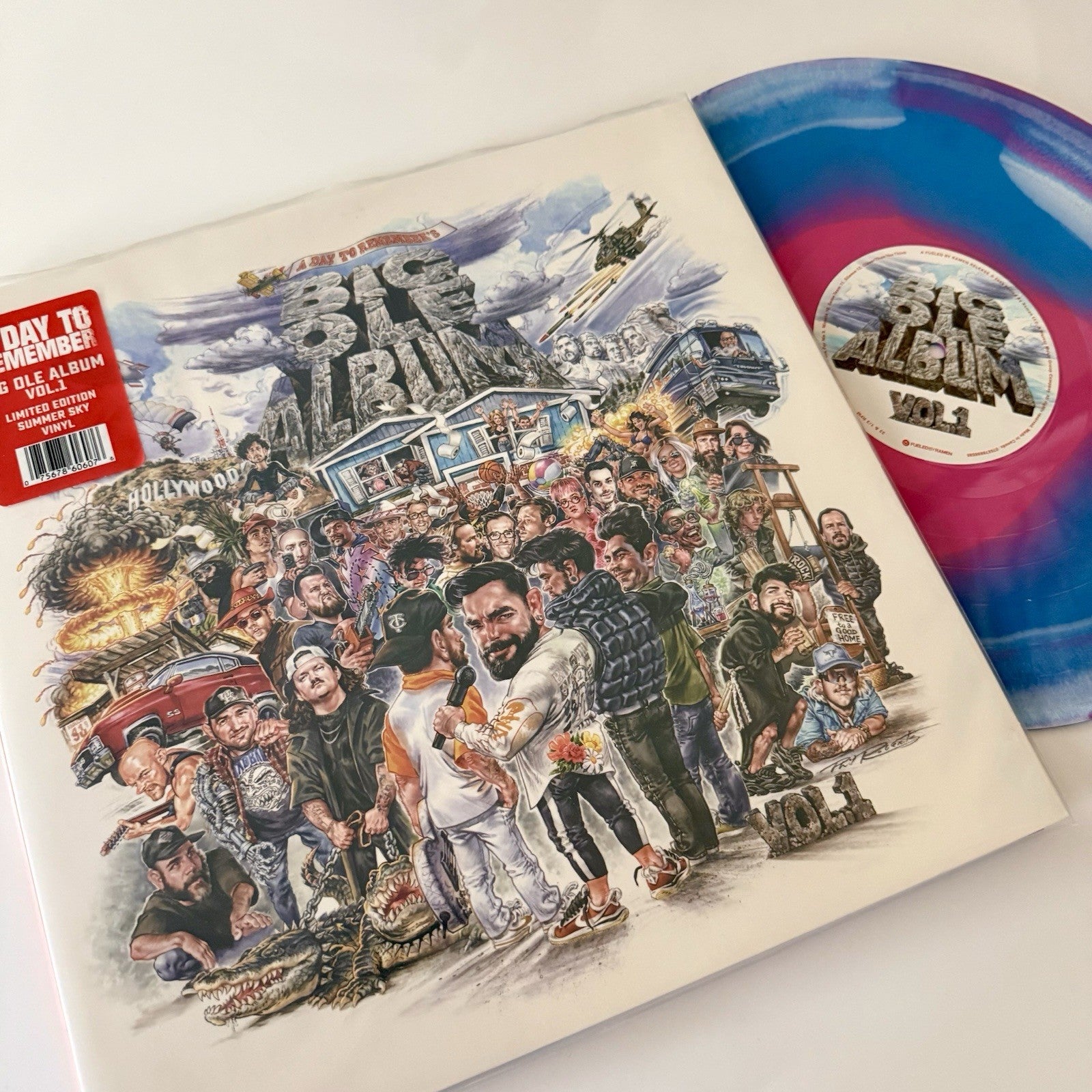 A Day To Remember BIG OLE ALBUM VIL 1 Color Vinyl LP Record (HOT TOPIC ED) NEW