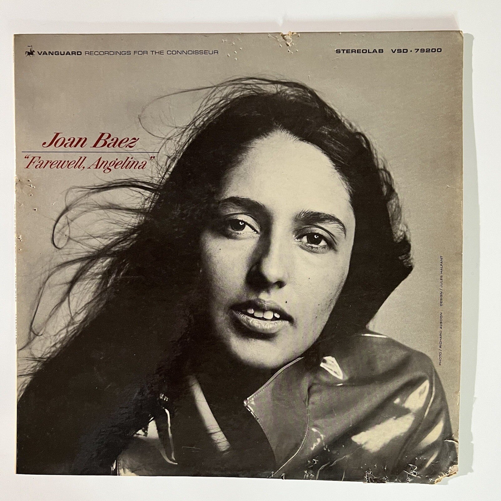 Joan Baez DIAMONDS & RUST + FAREWELL ANGELINA Vinyl LP Record VG+/VG