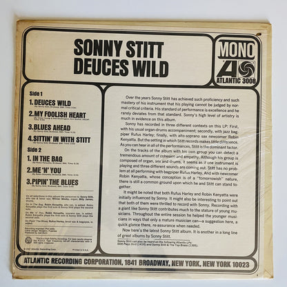 Sonny Stitt DEUCES WILD Vinyl Mono LP Record A-12493 VG+