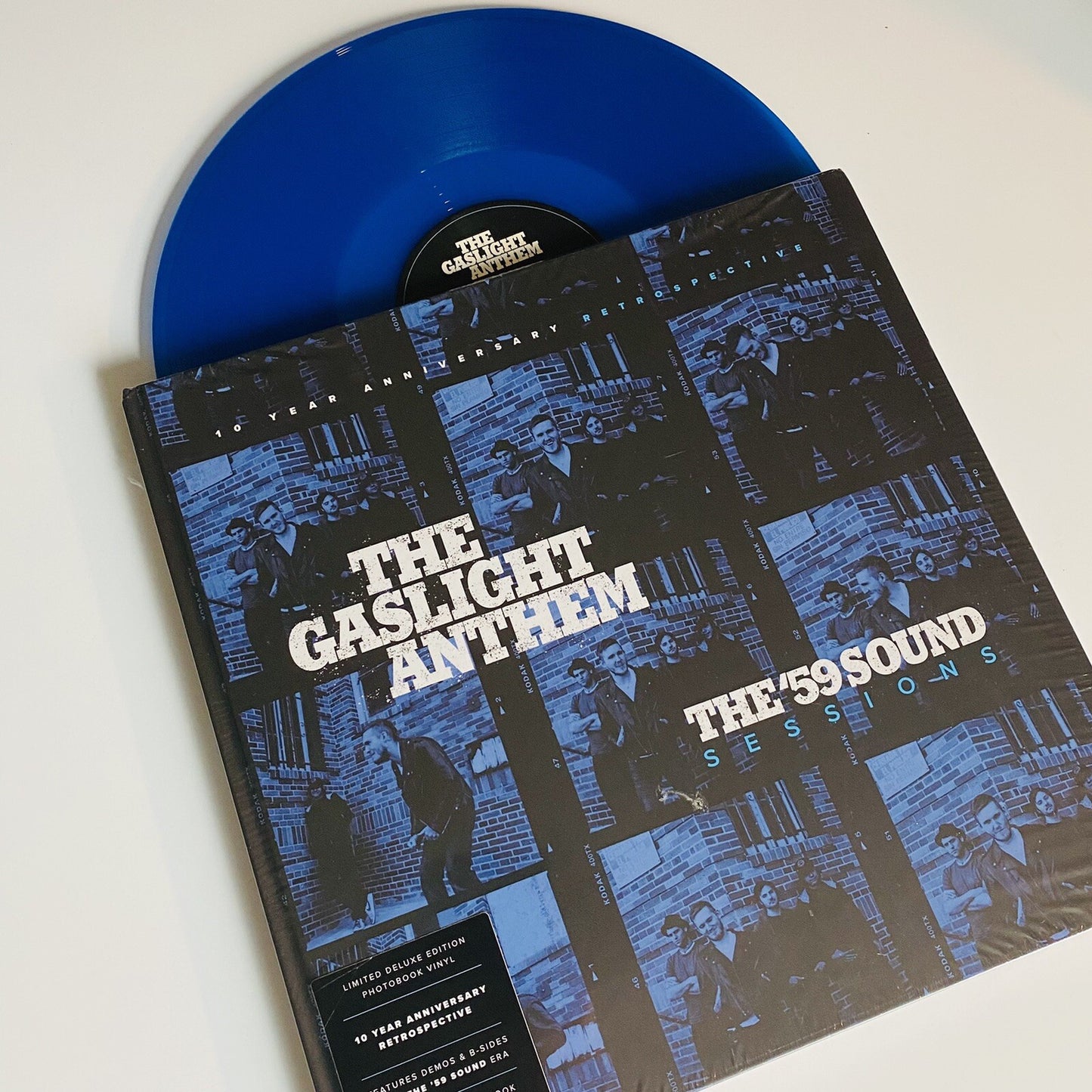 The Gaslight Anthem 59 SOUND SESSIONS Blue Vinyl Record + Photo Book IMPORT NEW