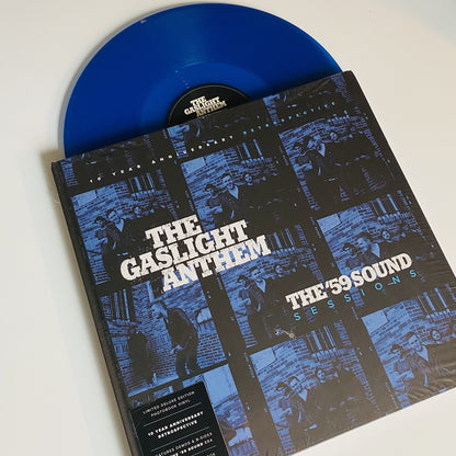The Gaslight Anthem 59 SOUND SESSIONS Blue Vinyl Record + Photo Book IMPORT NEW