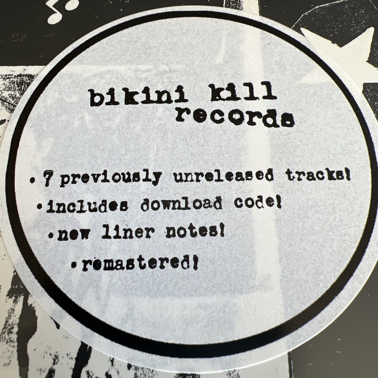 Bikini Kill YEAH YEAH YEAH YEAH Vinyl LP Record M SEALED. Includes Xtra Tracks