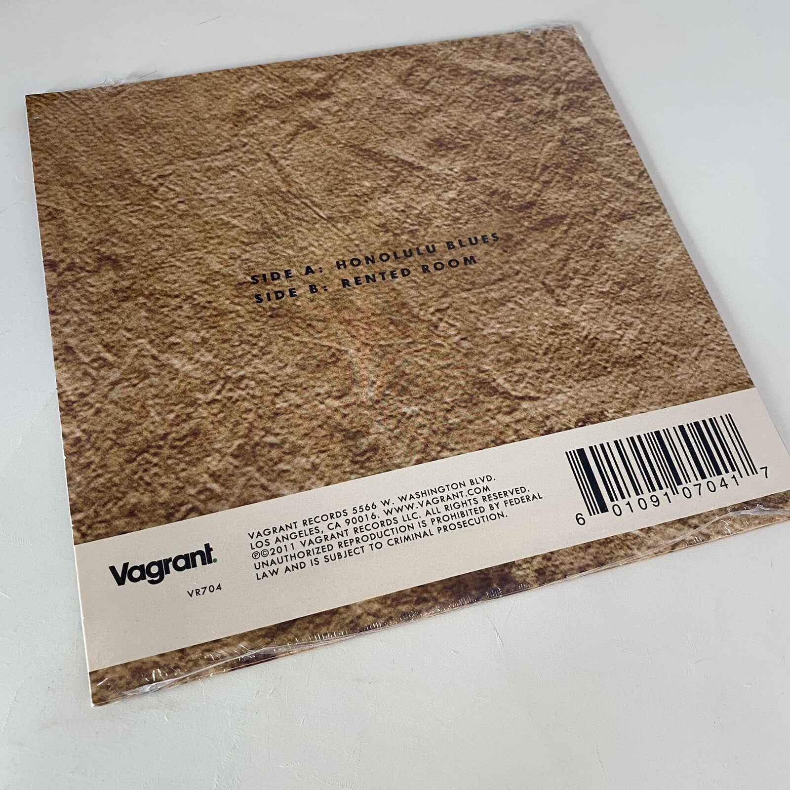 Craig Finn HONOLULU BLUES/RENTED ROOM 7" Vinyl Single SEALED