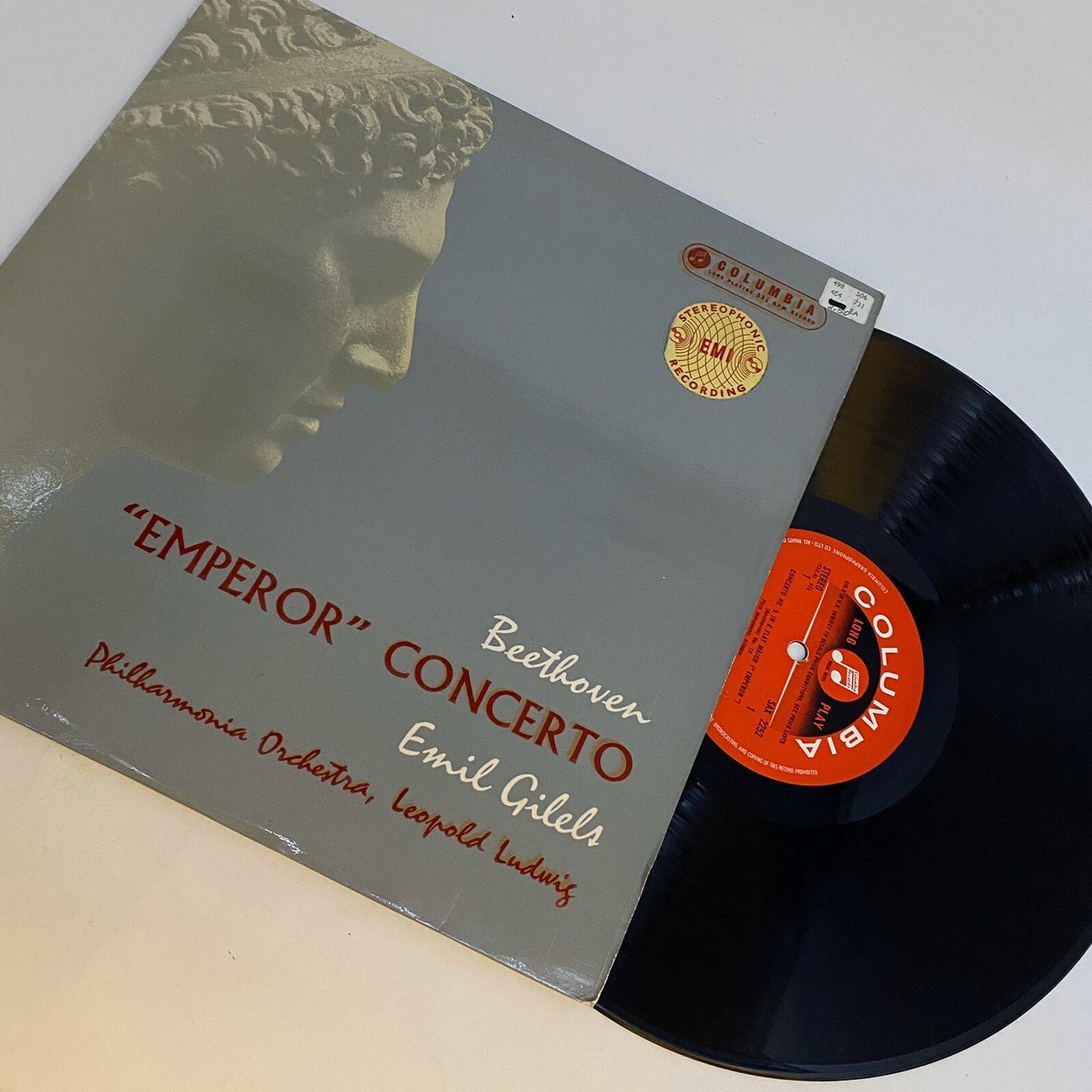 Beethoven, Piano Concerto No.5 Op.73 "Emperor" Emil Gilels VG