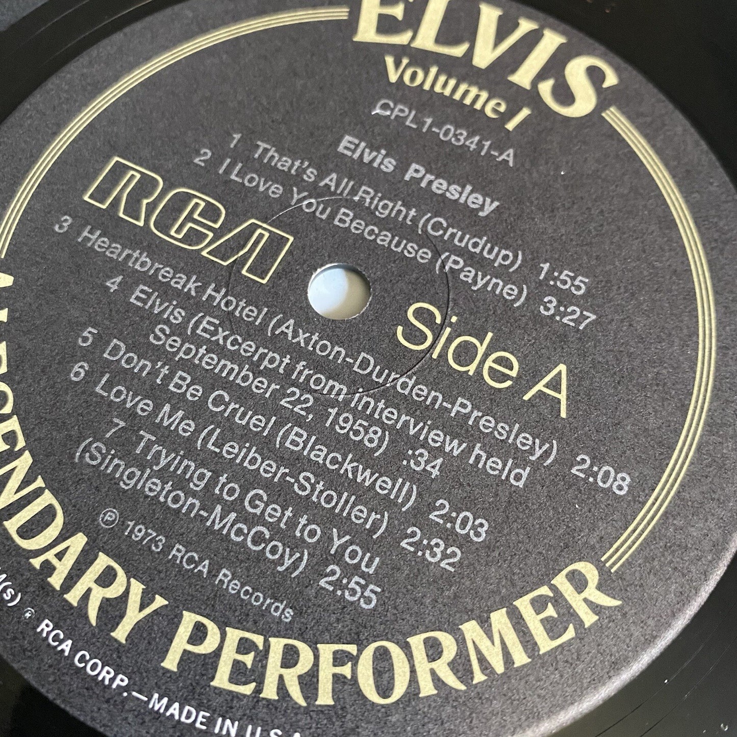 Elvis Presley LEGENDARY PERFORMER VOL 1 & 2 Vinyl LP Records VG+