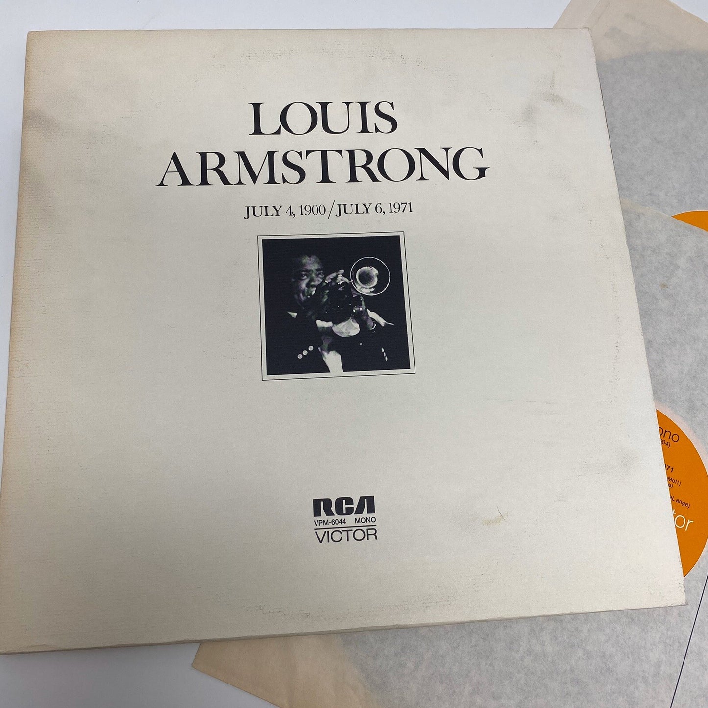Louis Armstrong JULY 4, 1900/JULY 6, 1971 Vinyl 2xLP Record VG+