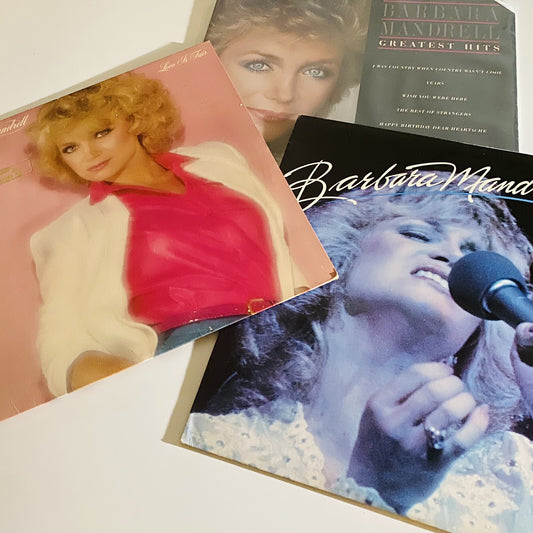Barbara Mandrell 3VINYL LP RECORD BUNDLE LIVE + GREATEST HITS + LOVE IS FAIR VG+