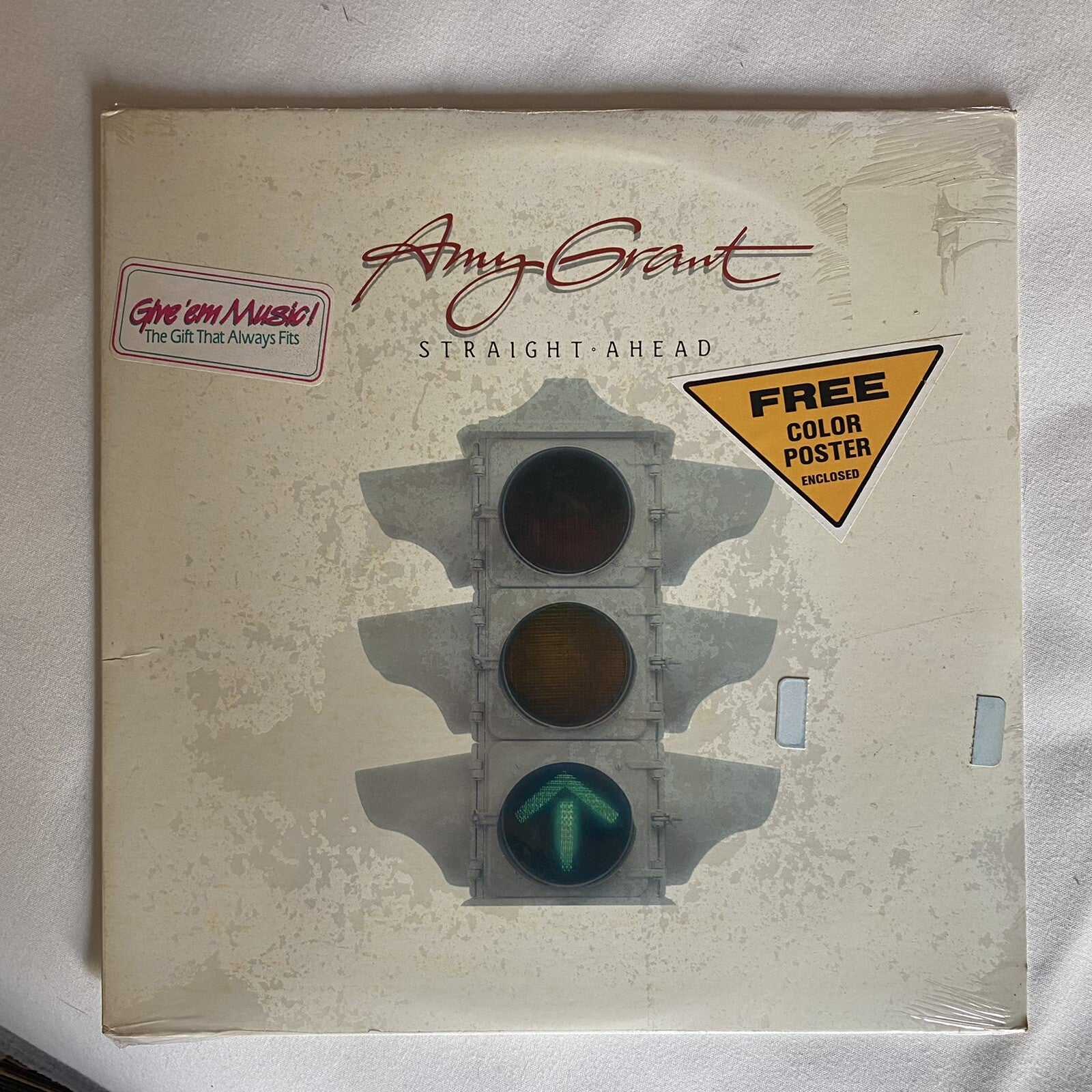 Amy Grant STRAIGHT AHEAD (sealed) + AGE TO AGE Vinyl LP Record NM & VG+