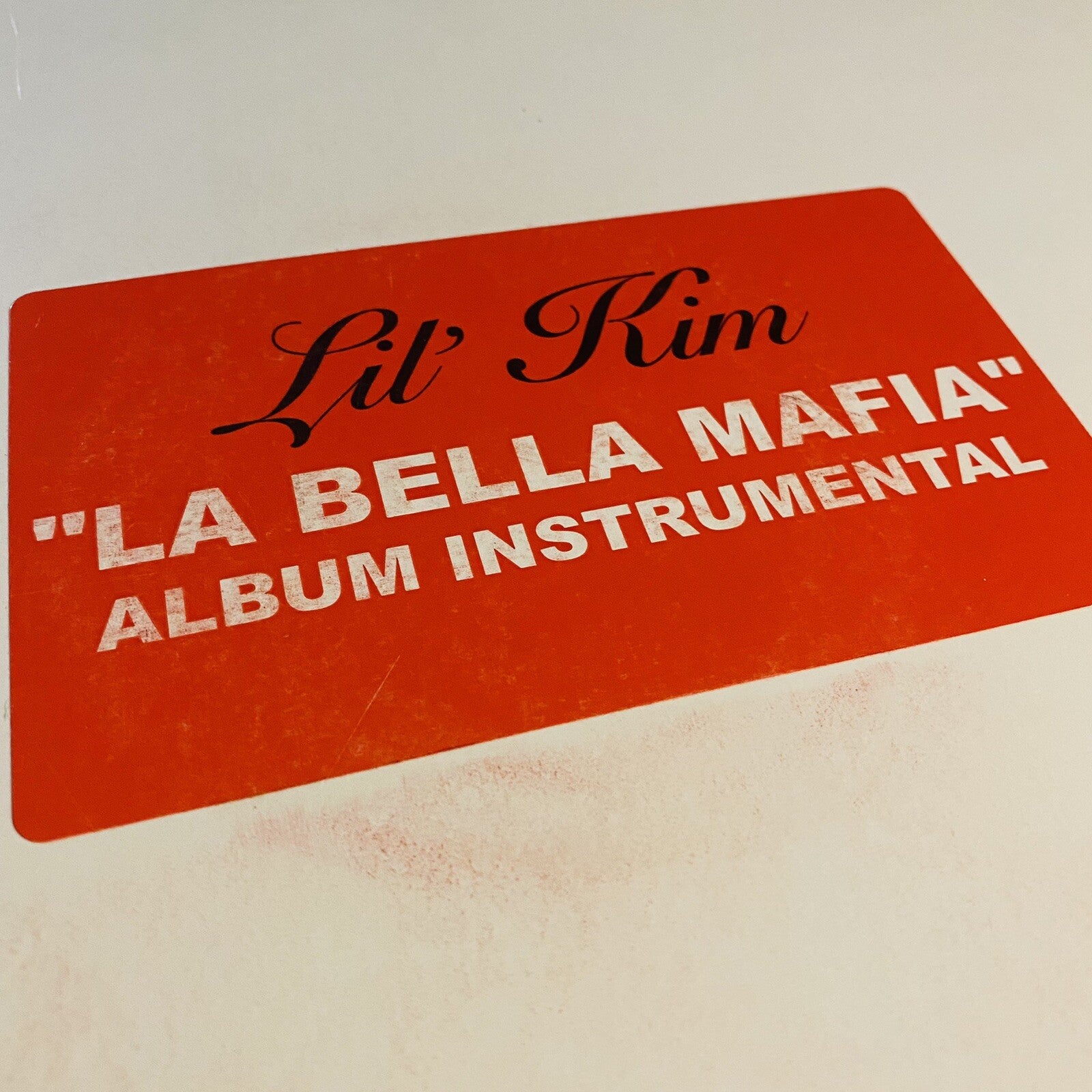 Lil' Kim LA BELLA MAFIA (instrumental) + HOW MANY LICKS 12" Vinyl Record VG+