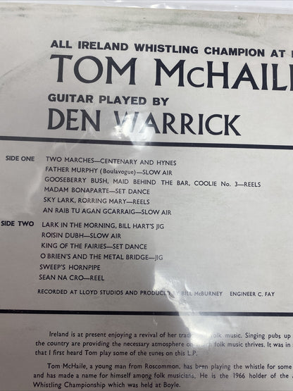 Tom McHaile WHISTLING WITH GUITAR Vinyl LP Record VG+