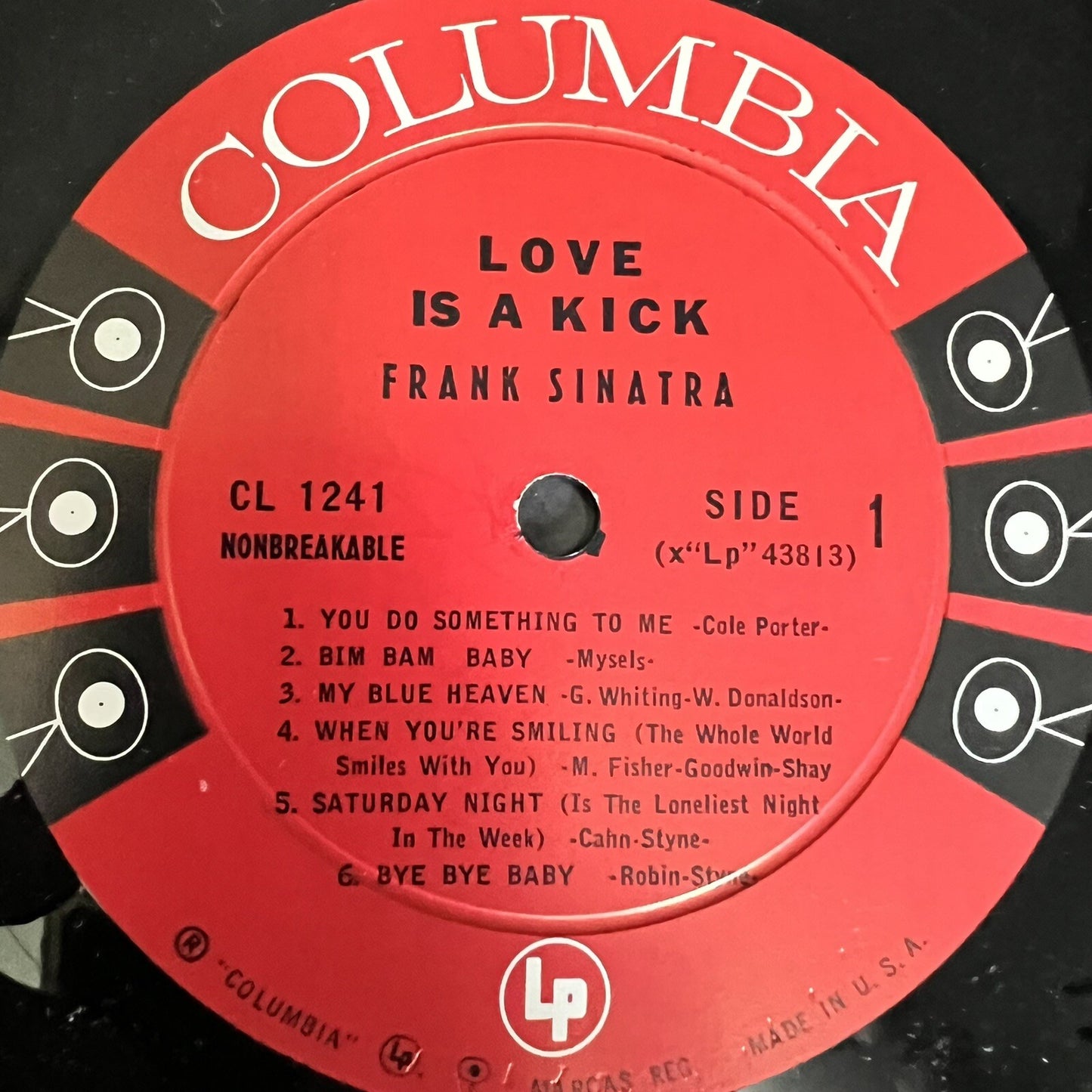 Frank Sinatra LOVE IS A KICK + COME DANCE WITH ME Vinyl LP Record VG+/VG