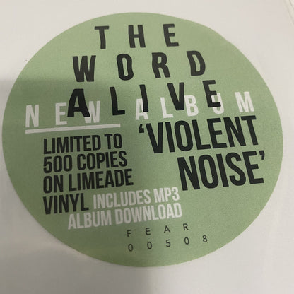 The Word Alive VIOLENT NOISE Vinyl LP Record 500 LIMEADE PRESSINGS Unplayed MINT